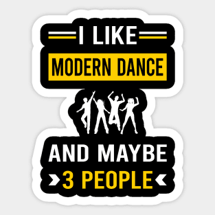 3 People Modern Dance Dancing Dancer Sticker